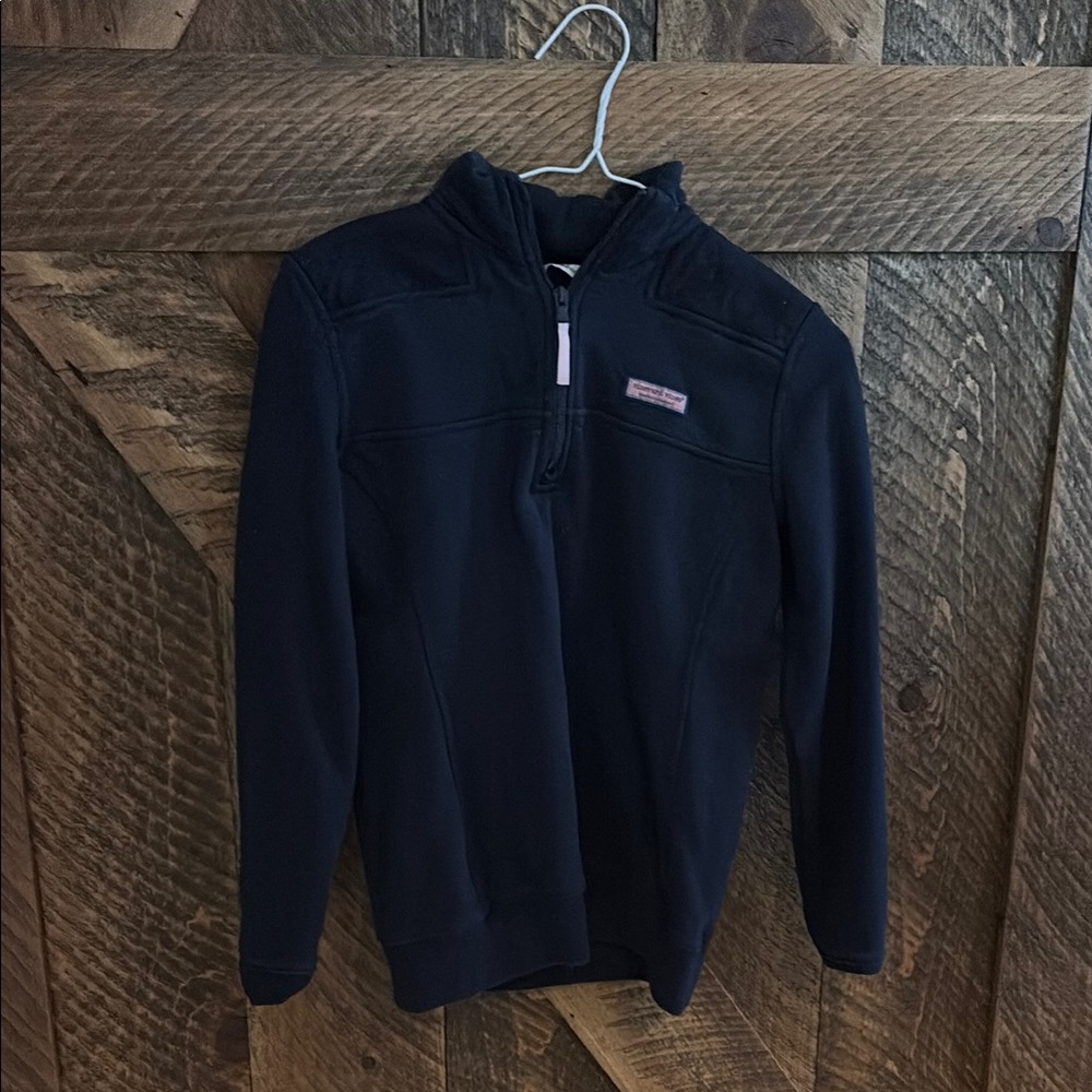 Xs navy vineyard vines quarter zip up